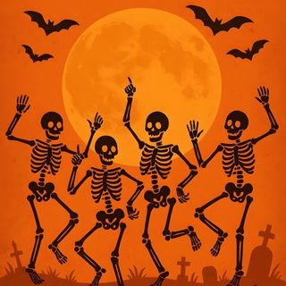 Dancing skeletons under moonlight | free image by rawpixel.com / Tung Spooky Skeleton Dancing, Halloween Party Design, Halloween Skeleton Dance, Pumpkin Illustration, Night Illustration, Spooky Halloween Party, Happy Halloween Dancing Skeleton, Dancing Skeleton Illustration, Spooky Skeleton Dance Halloween Dancing Skeleton Spooky Skeleton Dancing, Halloween Party Design, Halloween Skeleton Dance, chocolate