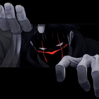 an evil looking man with his hands up in front of him and the background is black Anime Halloween Pc Anime Rage Background, Greed If Subaru, Rage Anime, Guts Pc 1920x1080, black
