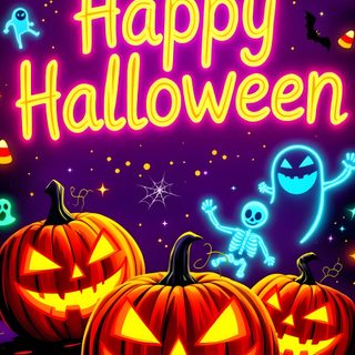 two pumpkins on the ground in front of a full moon with happy halloween lettering Halloween Party Nightmare Before Christmas, Happy Halloween Pictures, Halloween Backgrounds, maroon