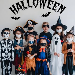 a group of children in halloween costumes Kids Halloween Costume Custom Removable Witch Hat, Kids Dress Up, Kids Fashion, Halloween Kids, silver