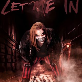 a scary clown is standing in the dark Wwe Halloween black