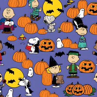 charlie brown halloween wallpaper with pumpkins and jack - o'- lanterns Baggu Halloween Halloween Macbook Aesthetic, Halloween Computer, Snoopy Fall Desktop, slate gray