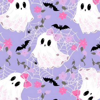 a purple background with bats and flowers on it Pink And Purple Halloween thistle
