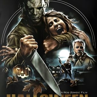 the poster for halloween starring actors Halloween Rob Zombie Famous Horror Movie Posters, Original Horror Movie Posters, Halloween Ends Poster, black