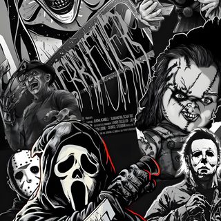 the poster for it's about time to be released on halloween night, and we are Halloween Horror Movie Iphone Horror Hd, Happy Halloween Gif, Scary Movie Characters, dark slate gray