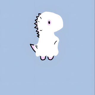 an animal that is standing in the air Dinosaur Halloween Ghost Dino, Cute Dinosaur Aesthetic, Fall Dinosaur, Autumn Dinosaur, light steel blue