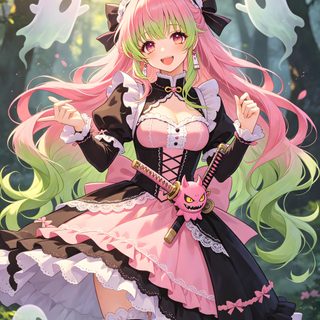 Mitsuri Halloween rosy brown