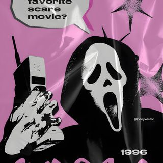 a movie poster with a ghost holding a cell phone Y2k Halloween Scream Scream Poster, Scream, David Arquette, Comic Poster, Pink Posters, rosy brown