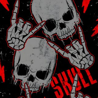 two skulls with lightning bolts on them and the words skull swil written in red Halloween Red Skull Edgy Pc, Skull Laptop Aesthetic, Skull Laptop, Emo Skull, Skull Computer, black