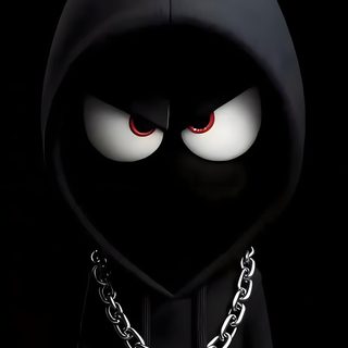 a cartoon character wearing a hoodie with red eyes and a skull on it's chest Live Iphone Halloween Cool Live, Cool Lock Screen, Cool Lock Screens, Edge, Home Screen Hd, Screen Hd, black