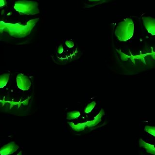glowing jack o lantern pumpkins glow green in the dark, as if for halloween Green Halloween Neon Green, Cool, Backgrounds, Glow In The Dark, Ghost, Halloween, black