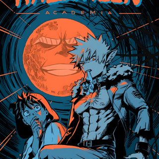 the cover to boku no halloween Bakugou Halloween Academia, Hero 3, Izuku Midoriya, Art Inspiration Drawing, dark slate gray