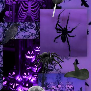halloween collage with purple and black images Purple Edgy Aesthetic Halloween Purple Halloween, Purple Purple Edgy Aesthetic Halloween, Purple Halloween Theme, dark slate blue
