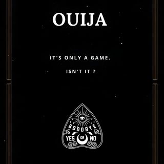 an advertisement for ouja, it's only a game Halloween Ouija Board Witch, Trippy Iphone, Halloween Backgrounds, Procreate Ipad Art, Goth, Witchy, black