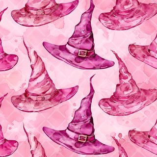 a pink and purple background with many hats on top of each other, all in different colors Halloween Plaid Pink Custom Pink Background Halloween, Pink Autumn Pumpkin Pattern, Bat Pattern On Pink Gradient,