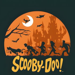 an orange and black background with the words scooby - doo on it Scooby Doo Halloween Iphone Spooky Scooby Doo, Scooby Doo Halloween Iphone, Scooby Halloween, dark slate gray