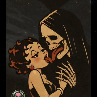 #bettyboop #boops #boopboopbedoop #heavymetal #betty Betty Boop Halloween black