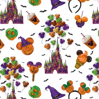 halloween themed wallpaper with pumpkins and castle Disneyland Halloween Aesthetic Disney Castle Halloween, Disney Spooky, Fall Disney Background, white smoke