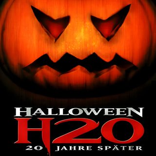 the poster for halloween h2o, featuring jack - o'- lantern pumpkins Halloween H20 Halloween H20 Poster, Halloween H20 Movie Poster, Halloween 5 Movie, Halloween H20 Movie, black