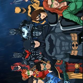 an anime poster with many different characters on it Dc Halloween All Dc Heroes, Dcamu, Dc Universe, Dc Animated Universe, Dc, Comic Villains, dark slate gray