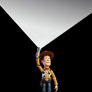 a toy is holding up a light in the dark Toy Story Halloween Woody Pic, Woody High, Woody Light Up, Woody Back View, Sheriff Woody, black