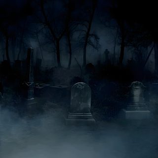 an image of a cemetery at night with fog coming from the ground and tombstones in the foreground Long Live Halloween Area Image, Flood, Haunting House, Graveyard Background 4k, Graveyard Background Hd, black