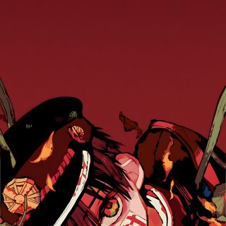 an image of a cartoon character laying on the ground Hanako Halloween Toilet Bound Hanako, Toilet Bound Hanako Kun, Hanako Kun Official Art, maroon