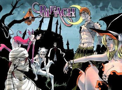 an image of a group of people dressed up in halloween costumes Bleach Halloween Matsumoto Rangiku, Bleach Laptop, Bleach Desktop, Bleach Macbook, dim gray