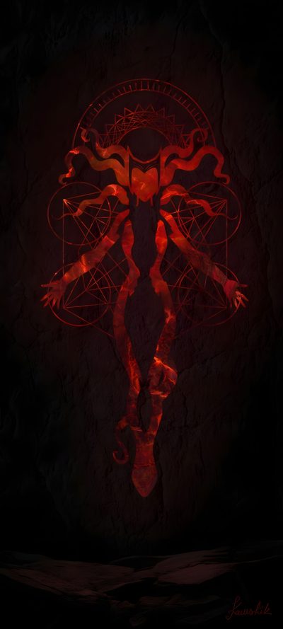an artistic image of a woman's body in red and black with lines coming out of it Marvel Halloween Iphone Marvel Red Background, Wanda Maximoff, Scarlet With, Darkhold, black