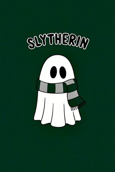 a white ghost wearing a scarf with the word slytherin on it's chest Slytherin Halloween Harry Potter All Movies, Harry Potter Backgrounds, Dobby Harry, Slytherin, black