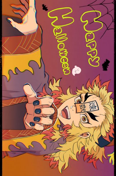 Rengoku Halloween Pfp, Halloween Wallpaper Demon Slayer, Wallpaper Wallpaper Rengoku Donut, Rengoku Official Art, Halloween Hashira, Art Wallpaper Wallpaper Rengoku Art, Rengoku Donut Wallpaper, Halloween Rengoku, Kimetsu No Yaiba Halloween Rengoku Halloween Rengoku Halloween Pfp, Halloween Demon Slayer, Rengoku Donut, Rengoku Official Art, sienna