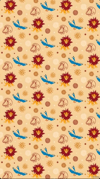 an abstract pattern with sunflowers and other flowers on a beige background, which is very Lion King Halloween Lion King Halloween, Lion King Patterns, Lion King Background Characters, khaki