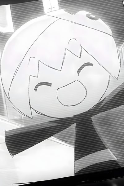 a drawing of a girl with big eyes and a bow in her hair looking out the window Missing Halloween Missing Halloween Short Film, Amazing World Of Gumball Ghost, Missing Person Poster Halloween, gainsboro