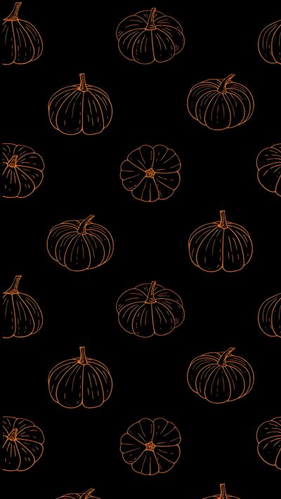pumpkins on a black background with gold foiled lines in the shape of circles Halloween Pumpkin Design Country Halloween Backgrounds, Halloween, Country Halloween, October, black