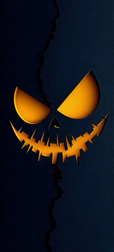 an image of a jack o lantern face on a dark background with the moon behind it Halloween Face Halloween For Android, Halloween Iphone For Boys, Halloween Android, Halloween Dynamic, black