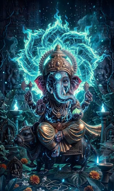 an image of the god ganesha Ganesh Halloween Ganpati Bappa, Ganesha, Indiana, dark slate gray