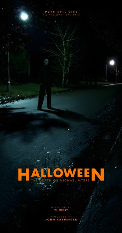 a man standing in the middle of a road at night Halloween The Movie Halloween Aesthetic Michael Myers, Halloween Backgrounds Michael Myers, Halloween Michael Myers Aesthetic, black