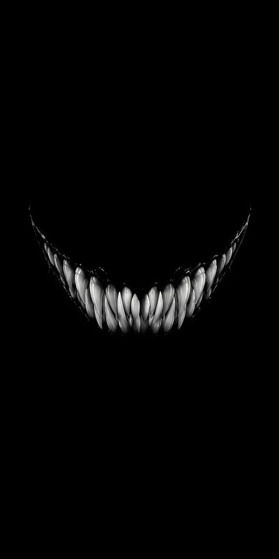 a black and white photo of an object in the dark Halloween Teeth Smile In The Dark, Pitch Black, Black Scary, Scary Dark Hd, Venom Smile, All Black,