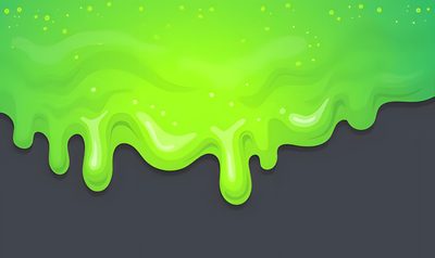 a green liquid flowing down the side of a wall with black background and white dots Halloween Slime Hd Radioactive Slime Background Hd, Slime Background Png, Green Slime Black Background,