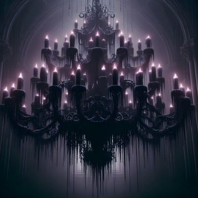Goth Fashion, Desktop Wallpaper, Iphone Wallpaper Halloween Chandelier Goth Fashion, Desktop, Iphone, dark slate gray