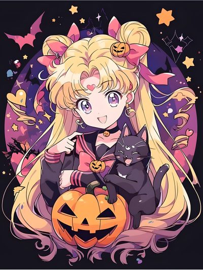 Sailor Moon Sailor Stars, Sailor Moon Halloween, Sailor Moons, Sailor Mini Moon, Sailor Moon Stars, Arte Sailor Moon, Sailor Moon Fan Art, Sailor Moon Aesthetic, Anime Halloween Sailor Moon Halloween Sailor Moon Sailor Stars, Sailor Moon Halloween, Sailor Moons, dim gray