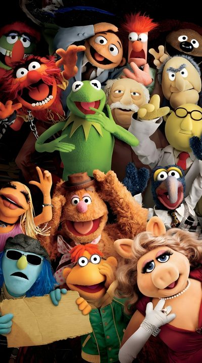the muppets are all dressed up in costume and posing for a group photo Muppets Halloween Retro Tin Signs, 1080 X 3840 Muppets Wall Paper, Muppet Phone Background, saddle brown