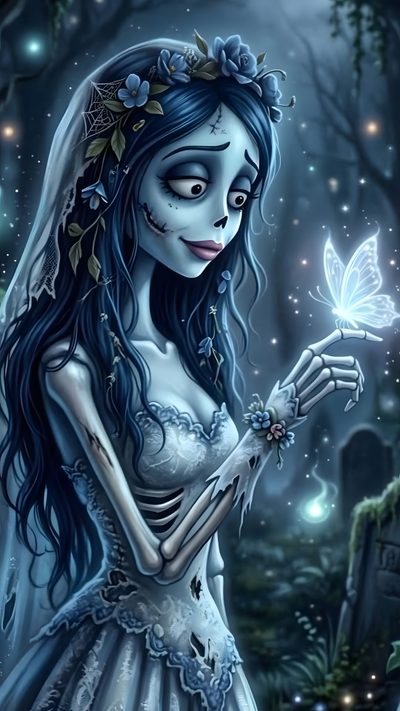 Tim Burton Bride, Frankenstein Bride Of Frankenstein, Tim Burton Backgrounds, Gothic Disney, Emily El Cadaver De La Novia, El Cadaver De La Novia Fondos, Corpse Bride Drawing, Gothic Disney Princesses, Corpse Bride Art Halloween Corpse Bride Tim Burton Bride, Frankenstein Bride Of Frankenstein, Tim Burton Backgrounds, dark slate gray