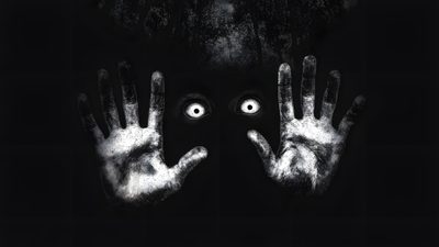 two hands are shown with eyes in the dark Creepy Halloween Desktop Scary Computer, Scary For Laptop, Scary For Pc, Scary Laptop, Scary Pc, black