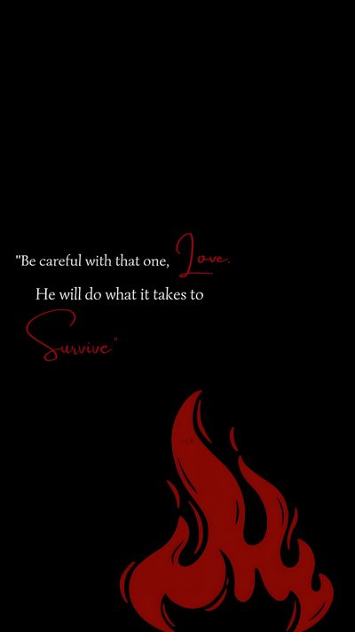a black background with red flames and a quote from the book be careful with that one, he will do what it takes to survive Hamilton Halloween Hamilton The Musical Quotes, Hamilton Musical Book Lyrics, Hamilton I Am Inimitable Lyrics, black