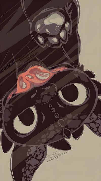 an octopus with a skull on it's back Toothless Halloween Httyd Art, Toothless, Iphone, Color Palette Challenge, Httyd, dark slate gray