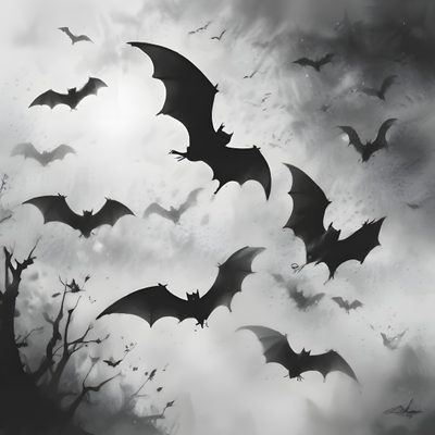 black and white photograph of bats flying in the sky Gothic Halloween Bats Black White Gothic, Dark Soul, Dark Gothic, Goth Aesthetic, Gothic Aesthetic, silver
