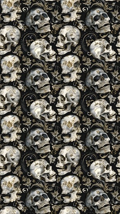 Gothic Skull Pattern Art, Gothic Skull Pattern, Skull Pattern Wallpaper, Skull Wallpaper Victorian, Skulls Damask Goth Halloween Pattern, Gothic Skull Background, Skulls Background, Skull Pattern Background Hd, Seamless Skull Wallpaper Halloween Thorny Skulls Warm Gray Gothic Skull Pattern Art, Gothic Skull Pattern, Skull Pattern,
