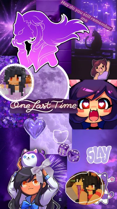 an image of some cartoon characters Halloween Aphmau Aphmau, Aphmau Background, Aphmau And Aaron, Aphmau Characters, Cap Decorations, dark orchid