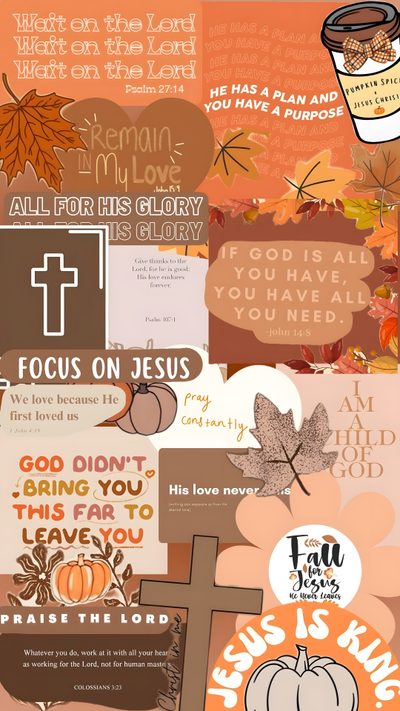 a collage of thanksgiving cards with the words jesus on them God Halloween Preppy Aesthetic Thanksgiving, Thanksgiving For Girls, Thanksgiving Background Bible Verse, peru